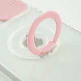 iPhone 14 Pro Max Case Hülle - mit Kamera-Slider und Ring - Rosa