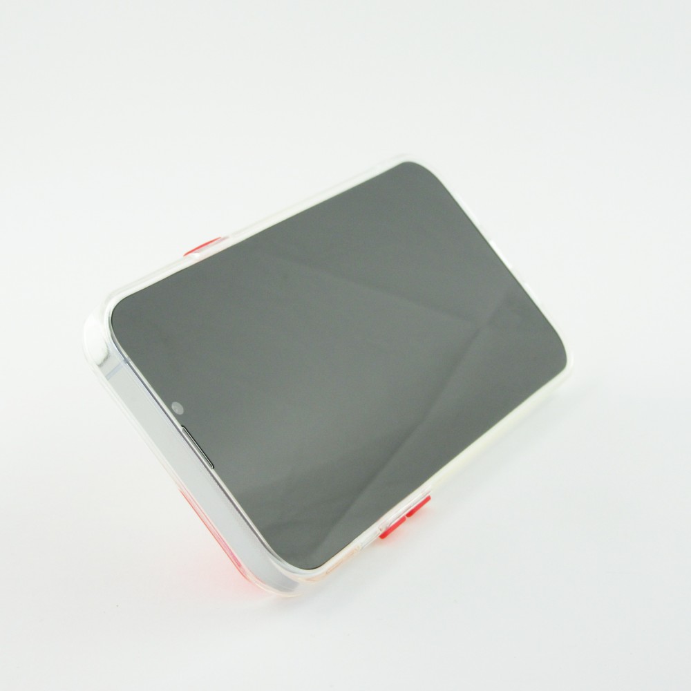 iPhone 14 Pro Max Case Hülle - mit Kamera-Slider und Ring - Rot