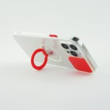 iPhone 14 Pro Max Case Hülle - mit Kamera-Slider und Ring - Rot