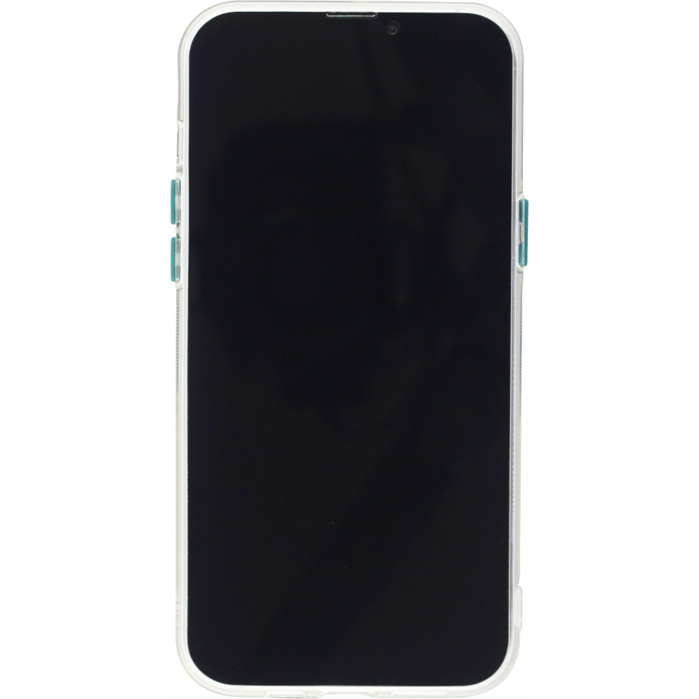 iPhone 13 Pro Case Hülle - mit Kamera-Slider und Ring - Dunkelgrün