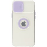 Coque iPhone 13 Pro Max - Caméra clapet avec anneau - Violet