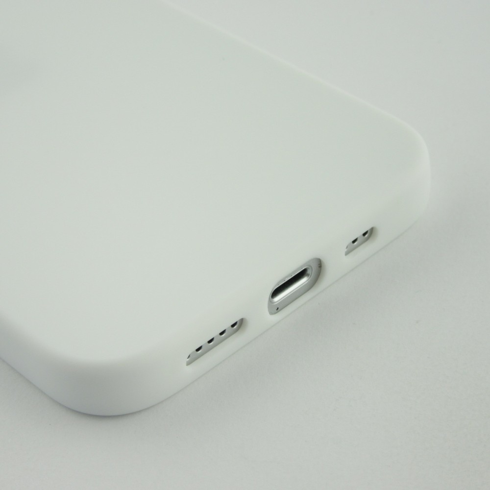 Hülle iPhone 15 Pro Max - Silicone Mat - Weiss