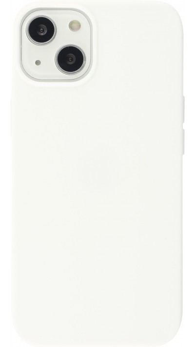 Hülle iPhone 15 Plus - Silicone Mat - Weiss