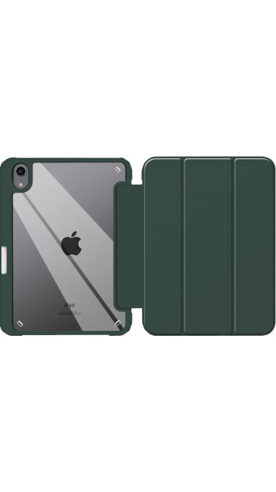 iPad Air 10.9" (5e gén/2022, 4e gén/2020) Case Hülle - Soft-Shell TPU bumper Flip - Dunkelgrün