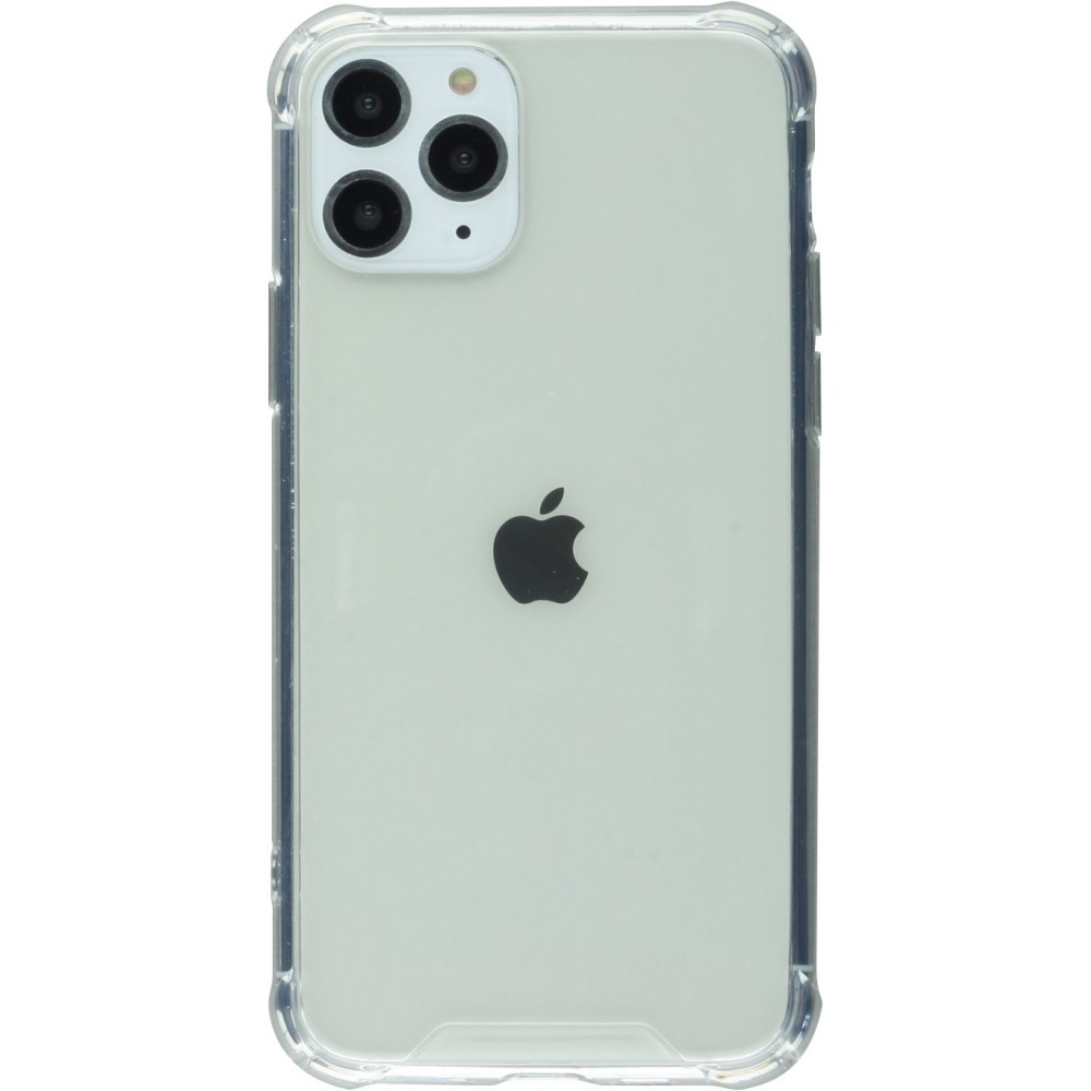 Hülle iPhone 12 Pro Max - Bumper Glass TPU Anti-Schock mit Acryl - Transparent