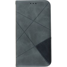 Hülle iPhone 16e - Flip Geometrisch - Grau