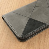 Hülle iPhone 16e - Flip Geometrisch - Grau