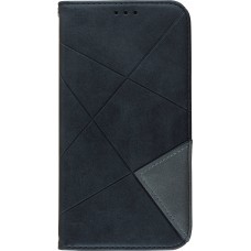 Hülle iPhone 12 Pro Max - Flip Geometrisch - Schwarz