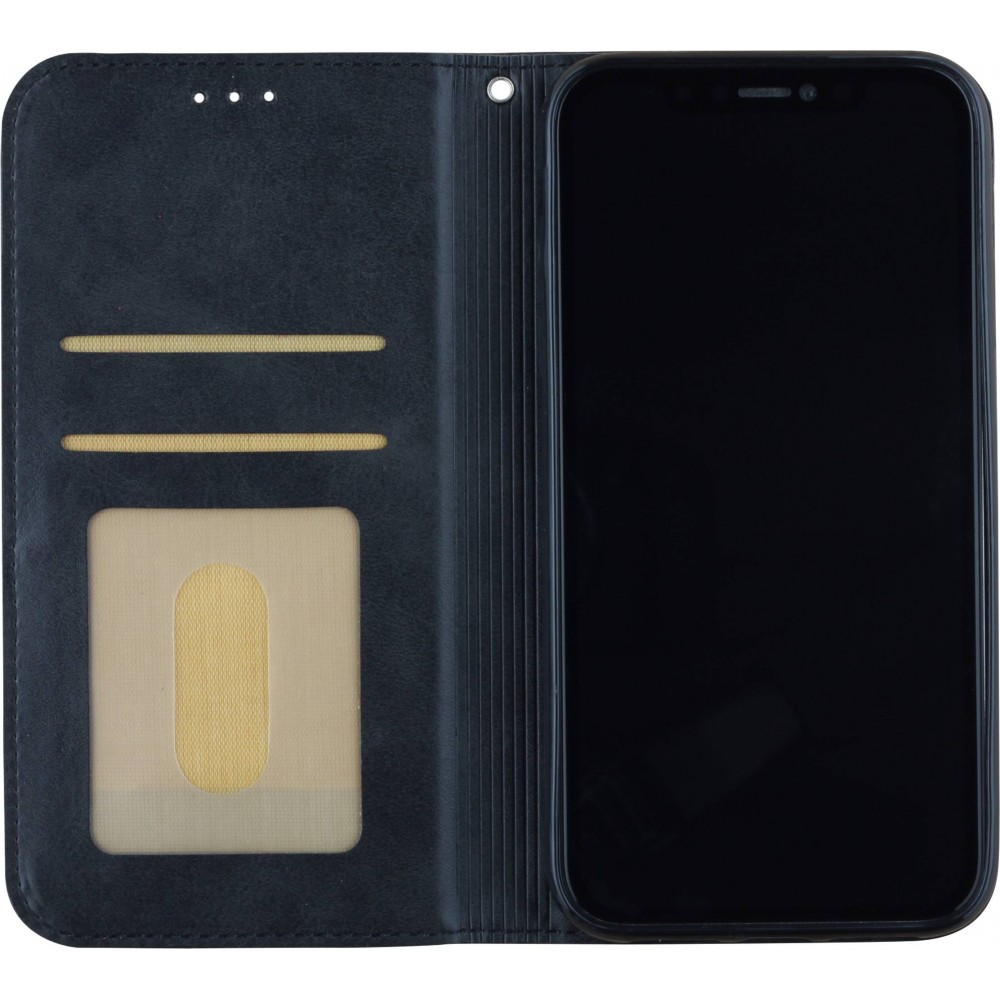 Hülle iPhone 12 Pro Max - Flip Geometrisch - Schwarz