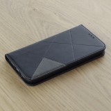 Hülle iPhone 12 Pro Max - Flip Geometrisch - Schwarz