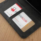 Hülle iPhone 12 Pro Max - Flip Geometrisch - Schwarz