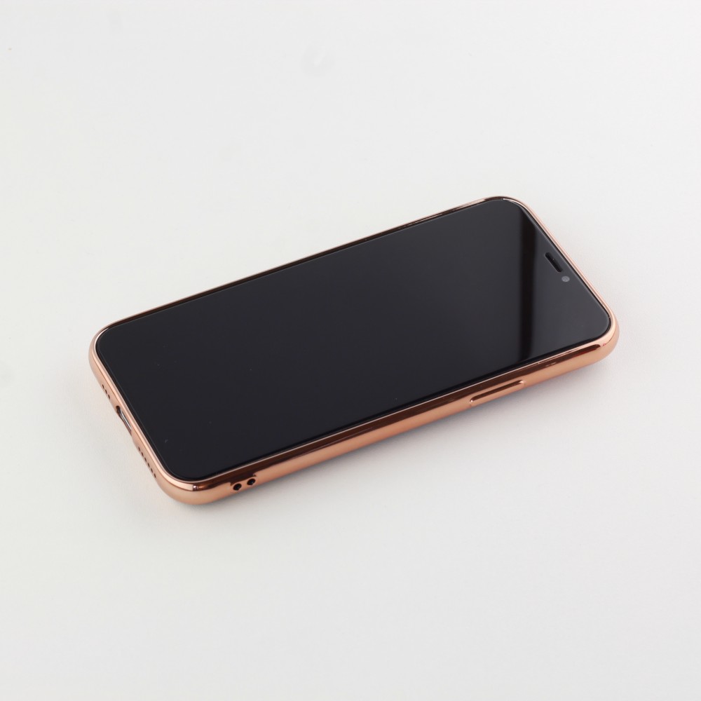 Hülle Samsung Galaxy S25+ - Gummi Bronze mit Ring - Dunkelgrün