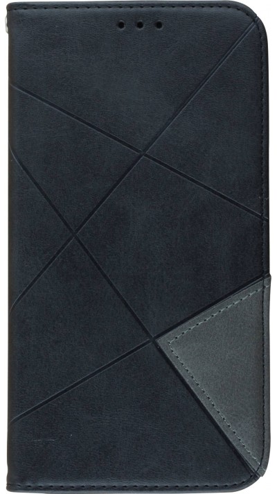 Hülle iPhone 11 Pro Max - Flip Geometrisch - Schwarz