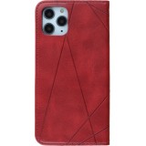 Hülle iPhone 12 Pro Max - Flip Geometrisch - Rot