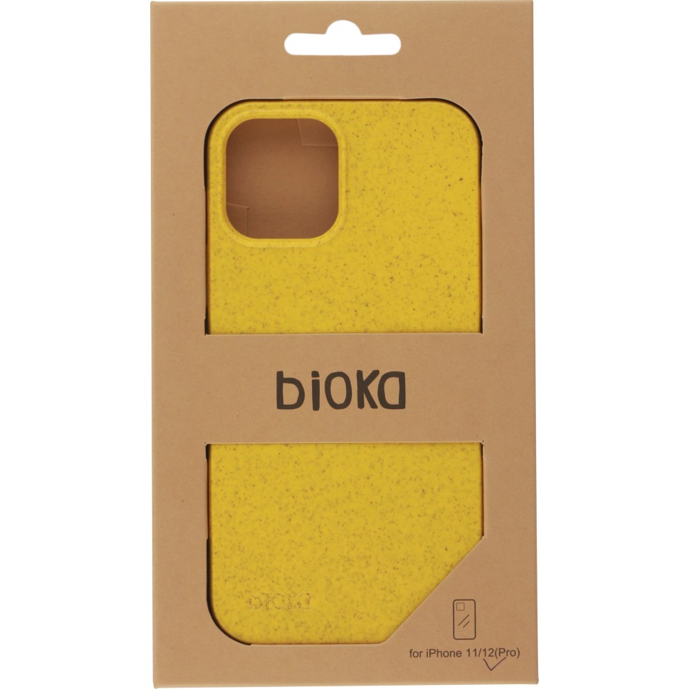 Hülle iPhone 11 Pro - Bioka Biologisch Abbaubar Eco-Friendly Kompostierbar - Gelb