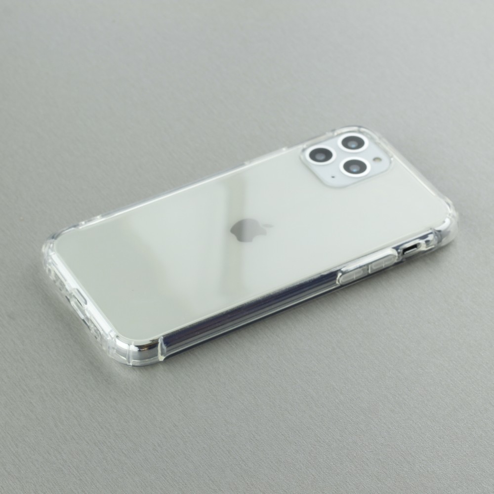 Hülle iPhone 11 Pro Max - Gummi Transparent Gel Bumper mit extra Schutz für Ecken Antischock