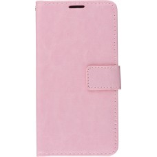 Hülle Samsung Galaxy S25 - Premium Flip Leder Tasche - Hellrosa