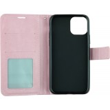 Hülle Samsung Galaxy S25 - Premium Flip Leder Tasche - Hellrosa