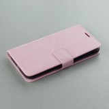 Hülle Samsung Galaxy S25 - Premium Flip Leder Tasche - Hellrosa