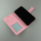 Hülle Samsung Galaxy S25 - Premium Flip Leder Tasche - Hellrosa
