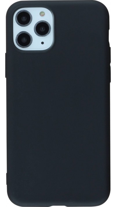 Hülle iPhone 11 Pro - Silicone Mat - Schwarz