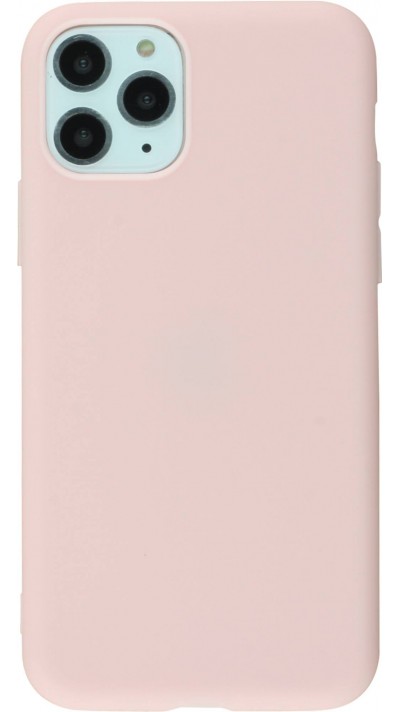 Hülle iPhone 11 Pro - Silicone Mat - Hellrosa