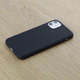 Hülle iPhone 14 - Silicone Mat - Schwarz