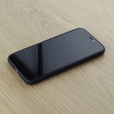 Hülle iPhone 14 - Silicone Mat - Schwarz