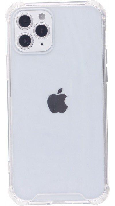 Hülle iPhone 12 / 12 Pro - Bumper Glass TPU Anti-Schock mit Acryl - Transparent