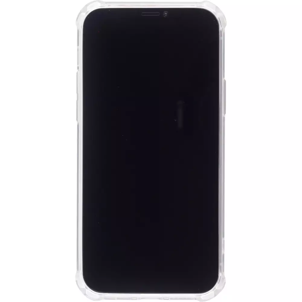 Hülle iPhone 12 / 12 Pro - Bumper Glass TPU Anti-Schock mit Acryl - Transparent