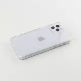 Hülle iPhone 12 / 12 Pro - Bumper Glass TPU Anti-Schock mit Acryl - Transparent