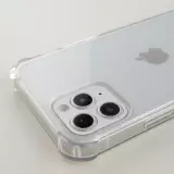 Hülle iPhone 12 / 12 Pro - Bumper Glass TPU Anti-Schock mit Acryl - Transparent