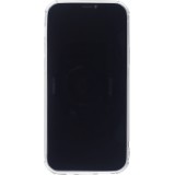 Hülle iPhone 13 mini - Gummi Bumper Kartenhalter - Transparent