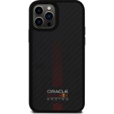 iPhone 12 / 12 Pro Case H&uuml;lle - Red Bull Racing Carbon Powerbar MagSafe - Schwarz