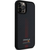 iPhone 12 / 12 Pro Case H&uuml;lle - Red Bull Racing Carbon Powerbar MagSafe - Schwarz