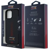 iPhone 12 / 12 Pro Case H&uuml;lle - Red Bull Racing Carbon Powerbar MagSafe - Schwarz