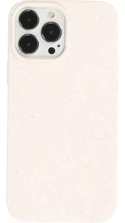 iPhone 14 Pro Max Case Hülle - Bioka Biologisch Abbaubar Eco-Friendly Kompostierbar - Weiss