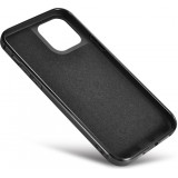 Coque iPhone 12 Pro Max - ICARER cuir v&eacute;ritable Oil Wax Premium - Noir