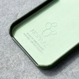 Hülle iPhone 13 Pro Max - NOPAAL veganes Kaktusleder pampasgrün