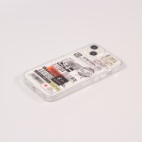 iPhone 13 Case Hülle - Aufkleber Vintage Sticker Price-tag collage - Transparent