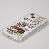 iPhone 13 Case Hülle - Aufkleber Vintage Sticker Price-tag collage - Transparent