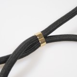 Samsung Galaxy S24+ Case Hülle - Bio Eco-Friendly Vegan mit Handykette Necklace - Schwarz