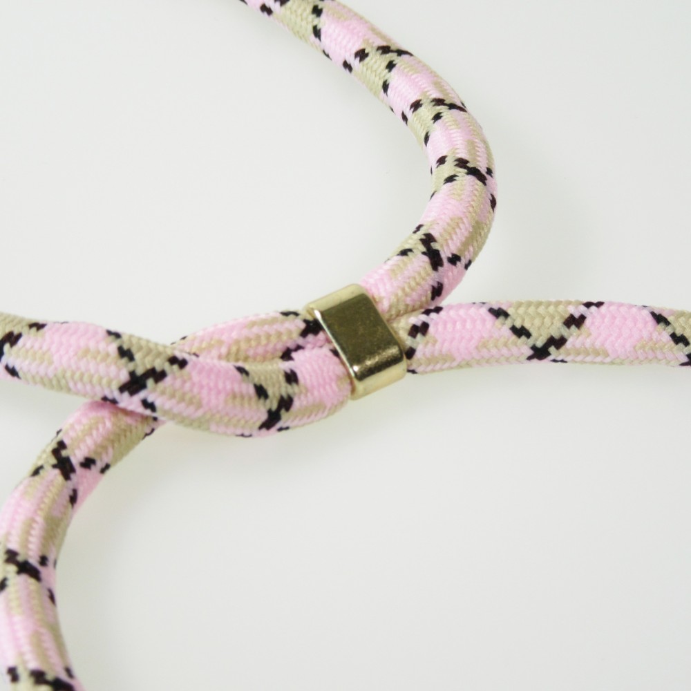 Samsung Galaxy S24+ Case Hülle - Bio Eco-Friendly Vegan mit Handykette Necklace - Rosa