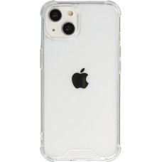 iPhone 16e Case Hülle - Bumper Glass TPU Anti-Schock mit Acryl - Transparent
