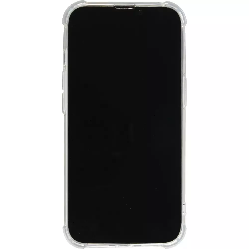 Coque iPhone 14 - Bumper Glass Hybrid TPU silicone anti-choc - Transparent