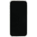 iPhone 16e Case Hülle - Bumper Glass TPU Anti-Schock mit Acryl - Transparent