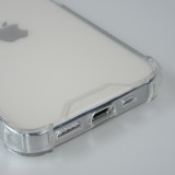 iPhone 16e Case Hülle - Bumper Glass TPU Anti-Schock mit Acryl - Transparent