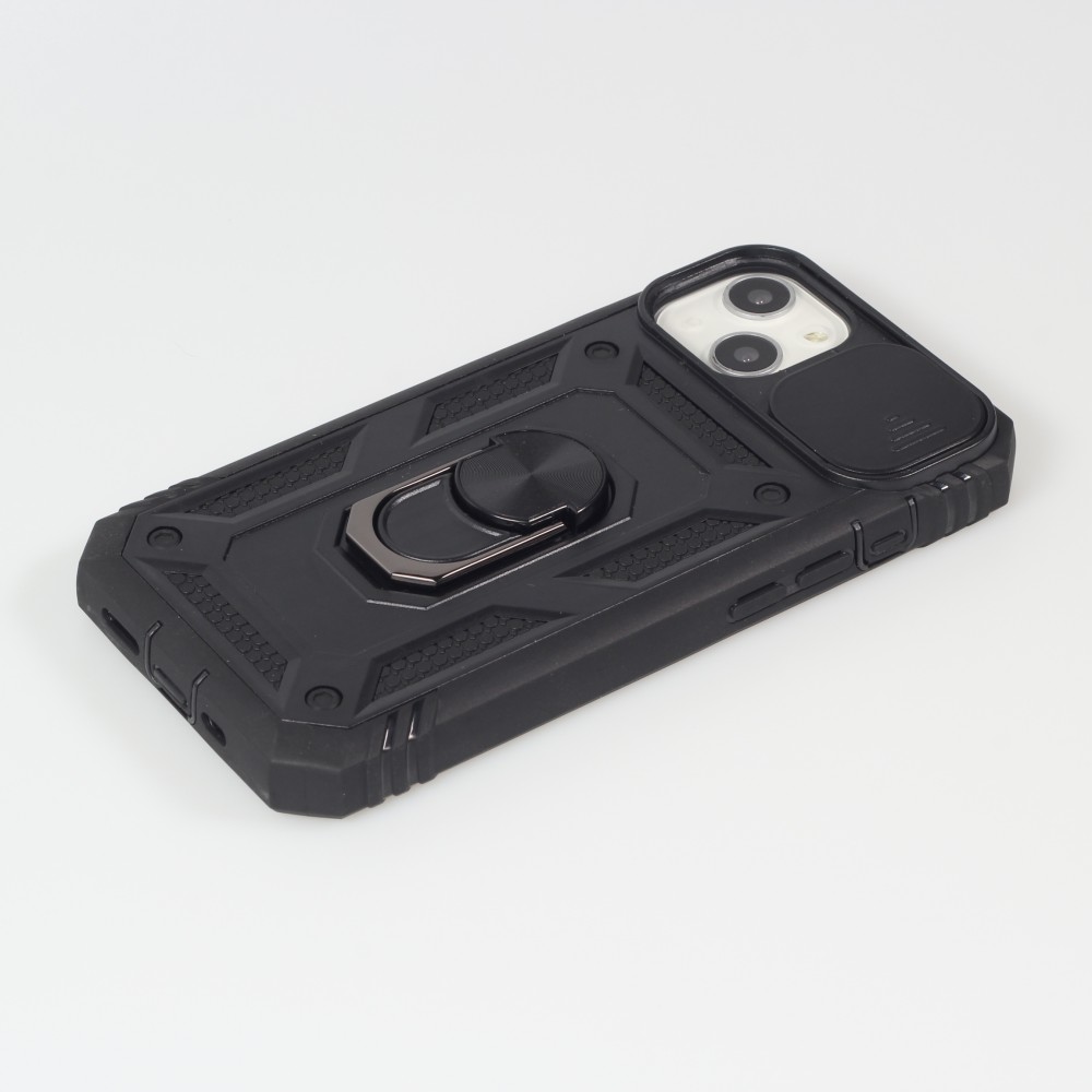 iPhone 16e Case Hülle - Full Body Armor Military-Grade - Schwarz
