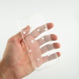 Hülle iPhone 13 mini - Gummi kleines Herz - Weiss