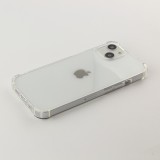 iPhone 14 Case Hülle - Gummi Transparent Gel Bumper mit extra Schutz für Ecken Antischock